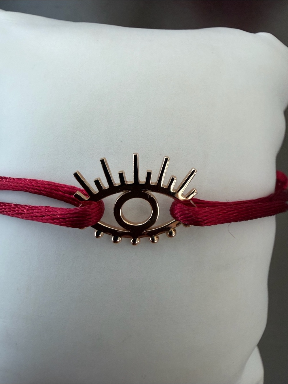 18K Yellow Gold Evil Eye Bracelet - Picture 9 of 13